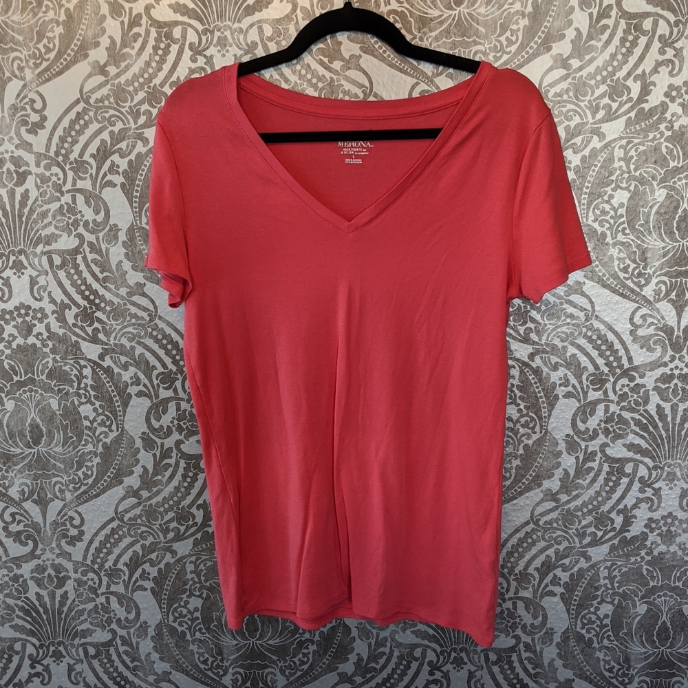 Merona vibrant pink tee